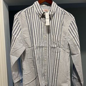 J.Crew Broken-in Oxford Slim Striped Shirt